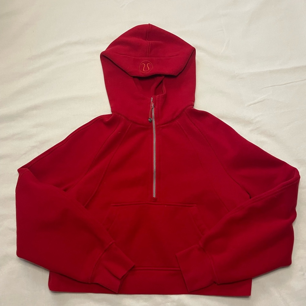 Red Lululemon Scuba xs/s